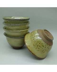 Huaning Pottery Yellow Cup With Rim 70ml