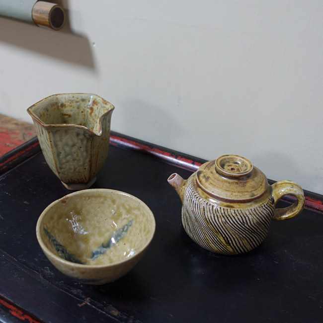 Dali Wood Fired Blue Decor Tea Cup