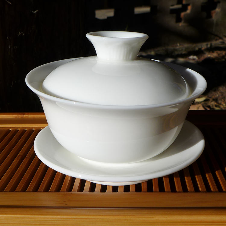 Classic White Porcelain Gaiwan - 100 ml