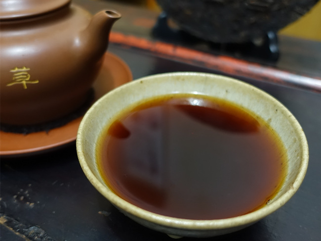 Early 2000s Yesheng Liubao Cake Tea