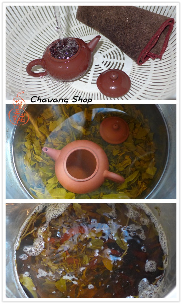 How to clean a new teapot