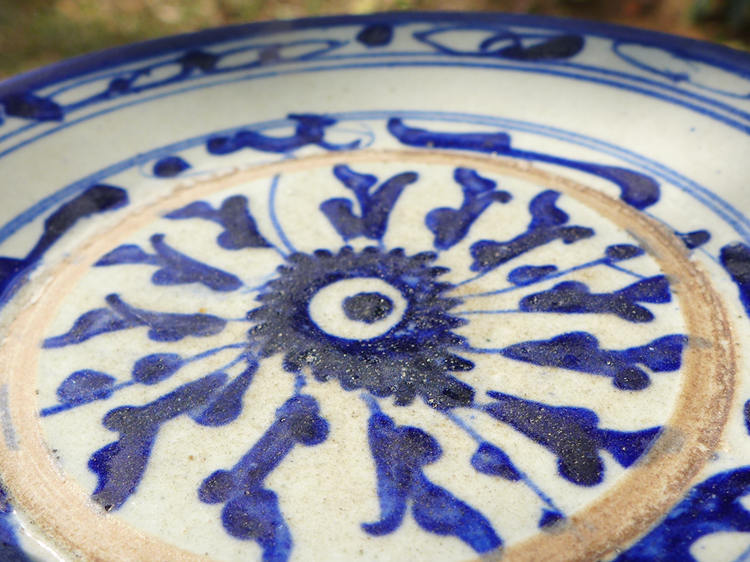 Vintage Blue-and-white plate